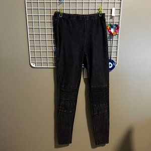 Dex Black Moto Leggings Size S